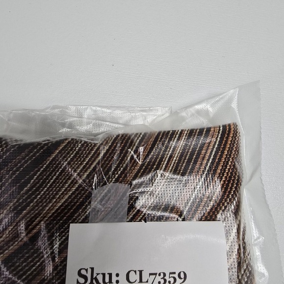 Vintage Arden B Shirt Womens Large Brown Flare Sleeves V-Neck Boho Stretch Y2K - Picture 12 of 12